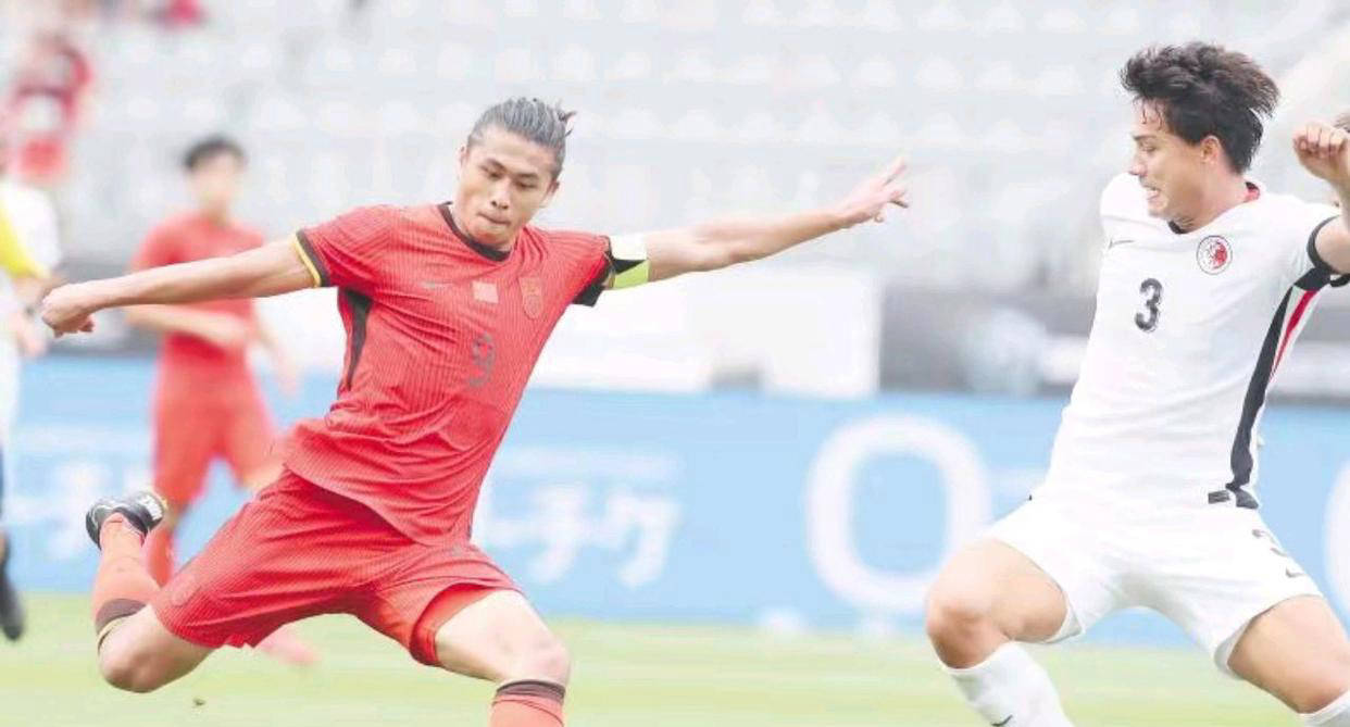 东亚杯-安永佳破门中国香港男足1-6卫冕冠军日本队